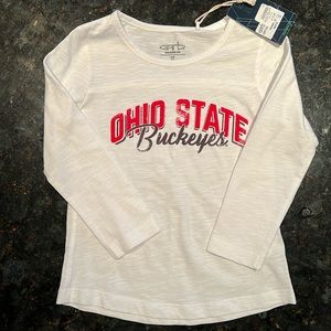 NWT Toddler Girl 3T OSU Buckeyes Long Sleeve Shirt